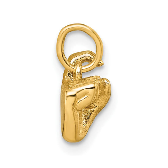 Gold ASL Alphabet Pendant