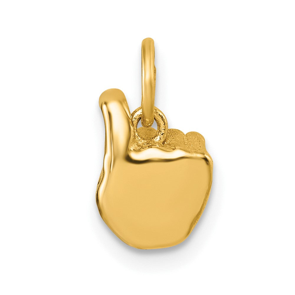Gold ASL Alphabet Pendant