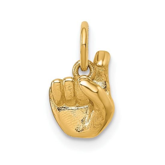 Gold ASL Alphabet Pendant