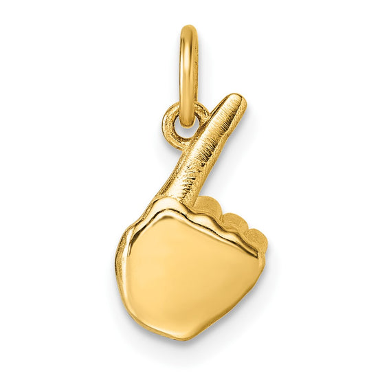 Gold ASL Alphabet Pendant