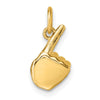 Gold ASL Alphabet Pendant