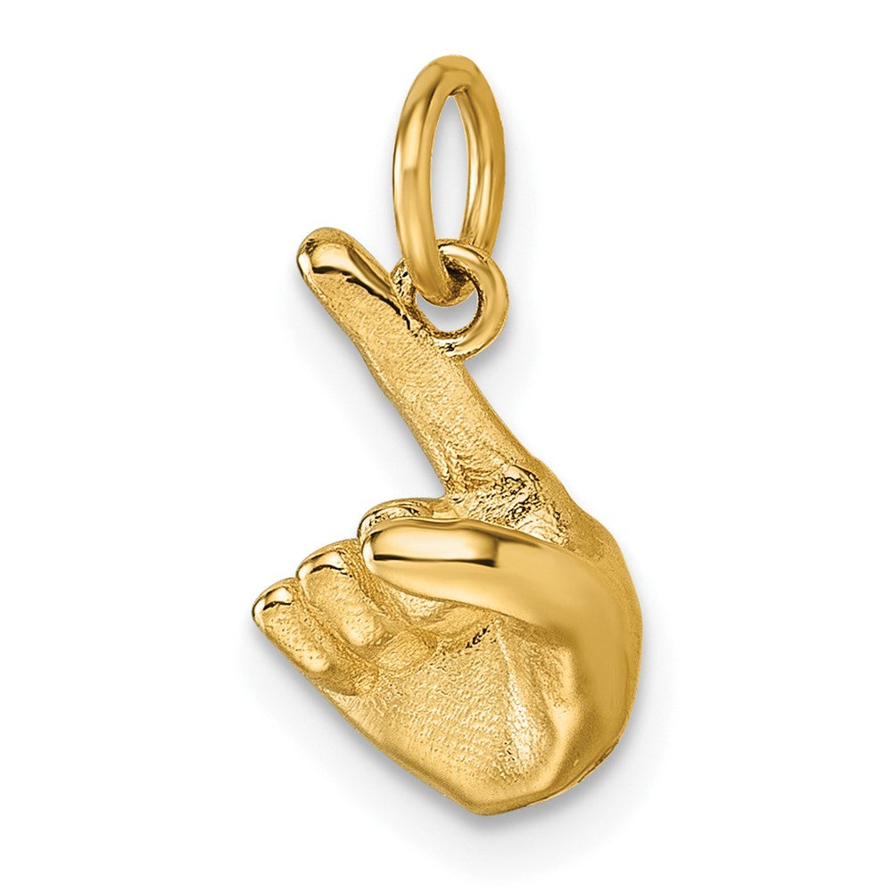 Gold ASL Alphabet Pendant
