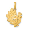 14K Polished Turkey Pendant