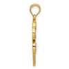 14K Polished Four Leaf Clover Pendant
