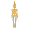 14K Polished Skeleton Pendant