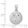 Gold Polished Sand Dollar Pendants