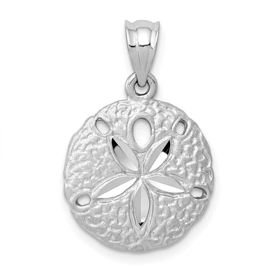 Gold Polished Sand Dollar Pendants