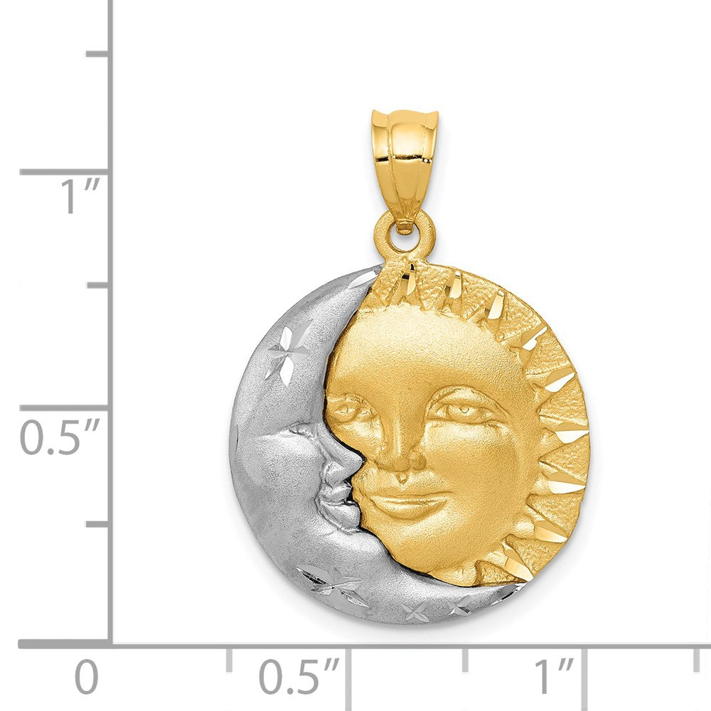 Gold Polished Celestial Pendants