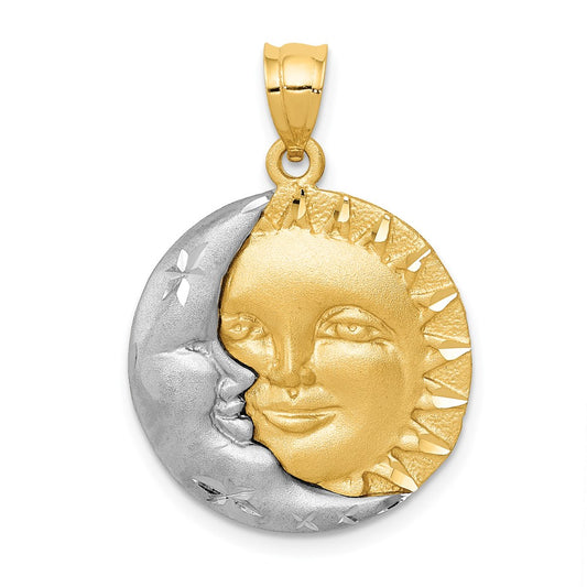Gold Polished Celestial Pendants
