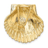 14K Fits Up To 8mm and 10mm Scallop Shell Omega Slide