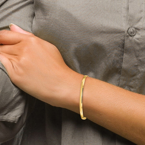 Gold Polished Slip-on Bangles
