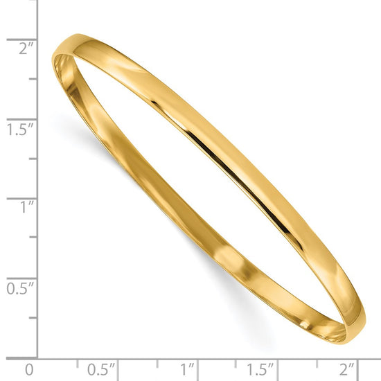 Gold Polished Slip-on Bangles