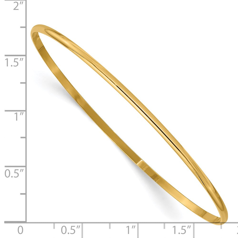 Gold Polished Slip-on Bangles