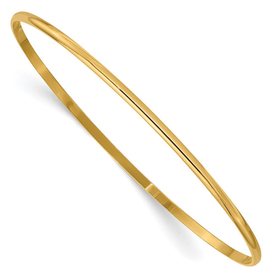 Gold Polished Slip-on Bangles