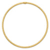 14k Polished Diamond-cut Tube 2.00mm Slip-on Round Bangle Bracelet