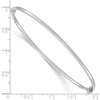 Gold Round Hinged Bangle
