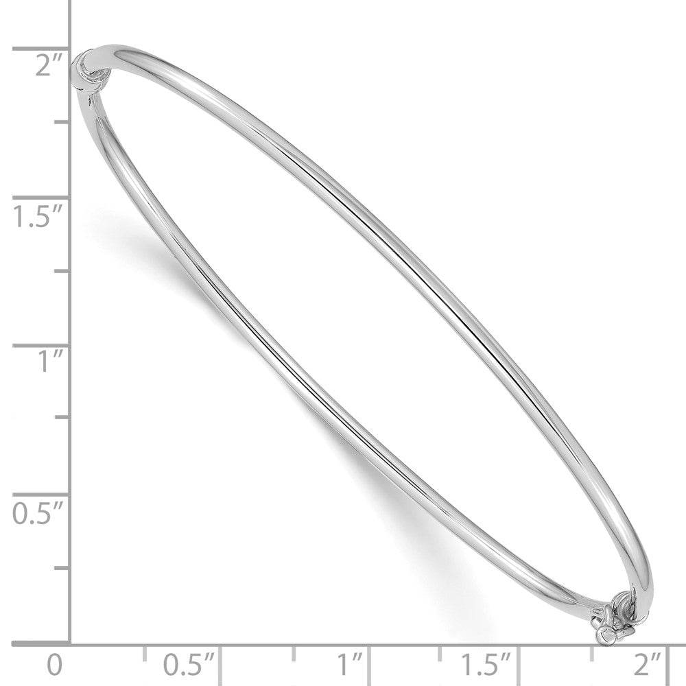 Gold Round Hinged Bangle