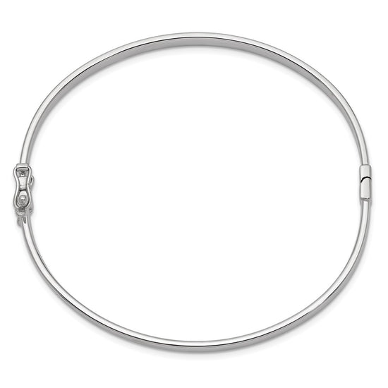 Gold Polished Flat Hinged Bangles