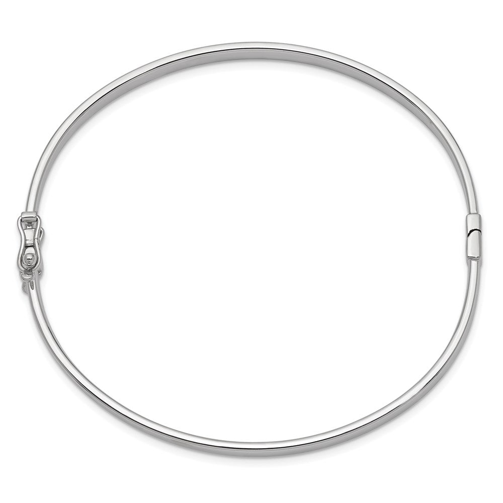 Gold Polished Flat Hinged Bangles