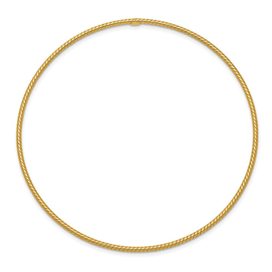 Gold Twisted Slip-on Bangles