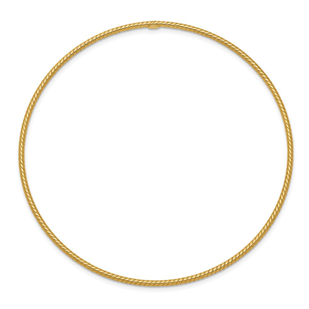 Gold Twisted Slip-on Bangles