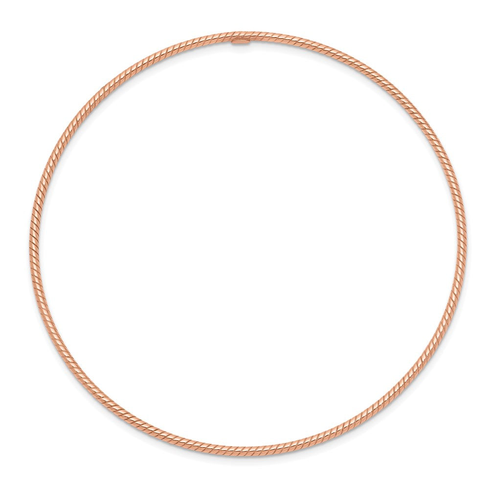 Gold Twisted Slip-on Bangles