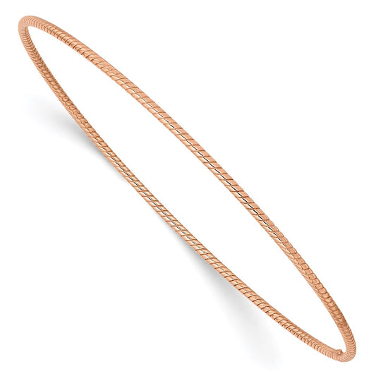 Gold Twisted Slip-on Bangles