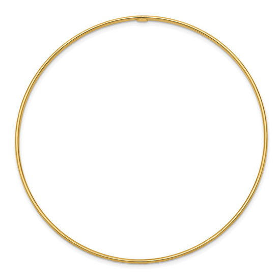 Gold Diamond-cut Slip-on Bangles