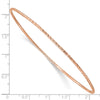 Gold Diamond-cut Slip-on Bangles
