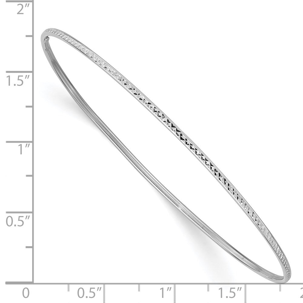 Gold Diamond-cut Slip-on Bangles