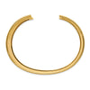 14k 47mm Polished Cuff Bangle Bracelet