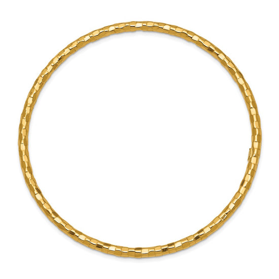 Gold Textured Slip-on Bangles
