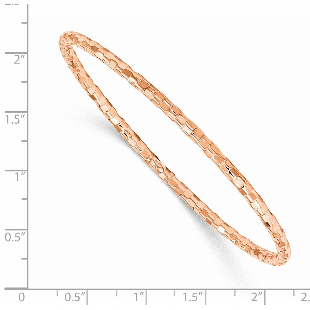 Gold Textured Slip-on Bangles