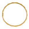 14k Polished Twisted 5.00mm Flexible Round Bangle Bracelet
