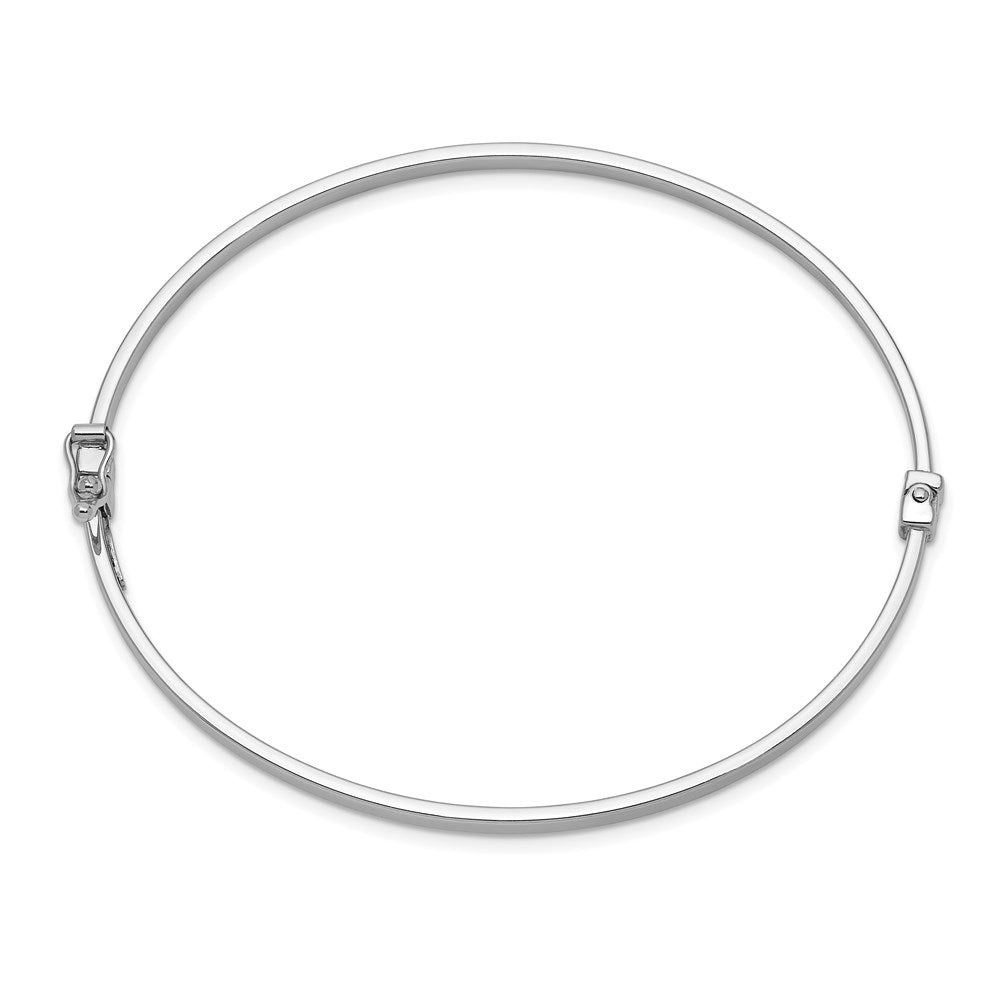 Gold Polished Flat Hinged Bangles
