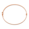 Gold Polished Flat Hinged Bangles