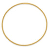14K Beaded Slip-on Bangle