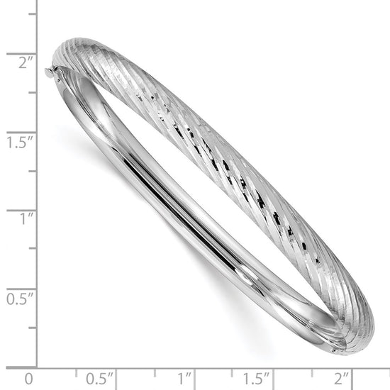 Gold Diamond-cut Hinged Bangles