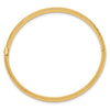14k 3/16 Textured 4.75mm Hinged Childrens Bangle