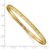 Gold Textured Slip-on Bangles