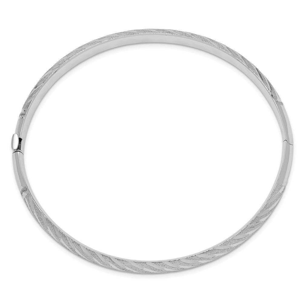 Gold Diamond-cut Hinged Bangles