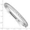 Gold Diamond-cut Hinged Bangles