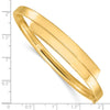 Gold Bypass Hinged Bangles