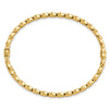 14K Polished Twisted 3.20mm Hinged Oval Bangle Bracelet