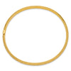 Gold Diamond-Cut Fancy Hinged Bangles