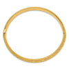 Gold Diamond-Cut Fancy Hinged Bangles