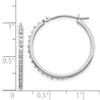 Gold Diamond Fascination Hoop Earrings
