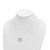 Gold Diamond Fascination Double Circle Necklace