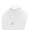 Gold Diamond Fascination Double Circle Necklace