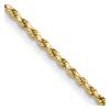 Gold (10K & 14K) Semi-Solid Diamond-Cut Rope Chains